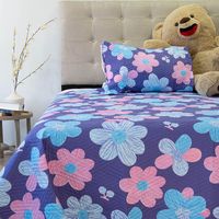 Quilt Hotpress Infantil Flores 1.5 Plazas