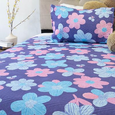 Imagen 2 del producto Quilt Hotpress Infantil Flores 1.5 Plazas