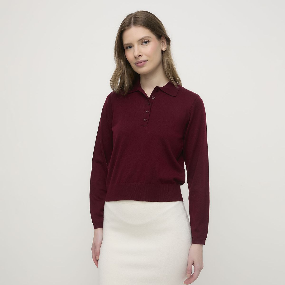 VERO MODA - Chaleco Cuello Polo Con Botones Mujer Vero Moda