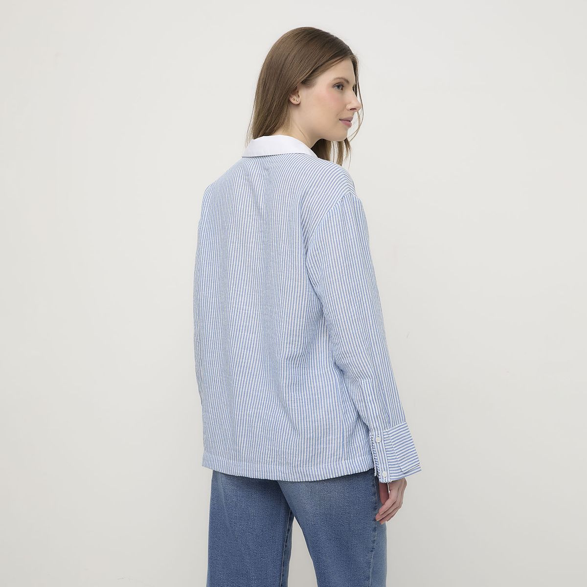 VERO MODA - Blusa Contraste Cuello Mujer Vero Moda