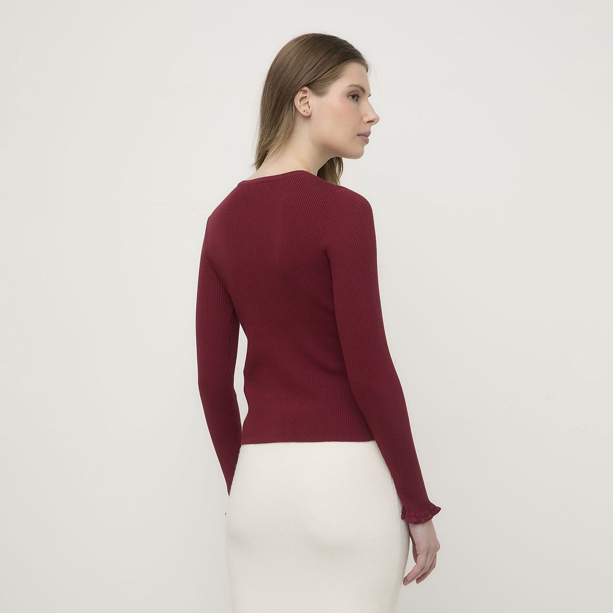 VERO MODA - Chaleco Abotonado Detalle Vuelo Mangas Mujer Vero Moda