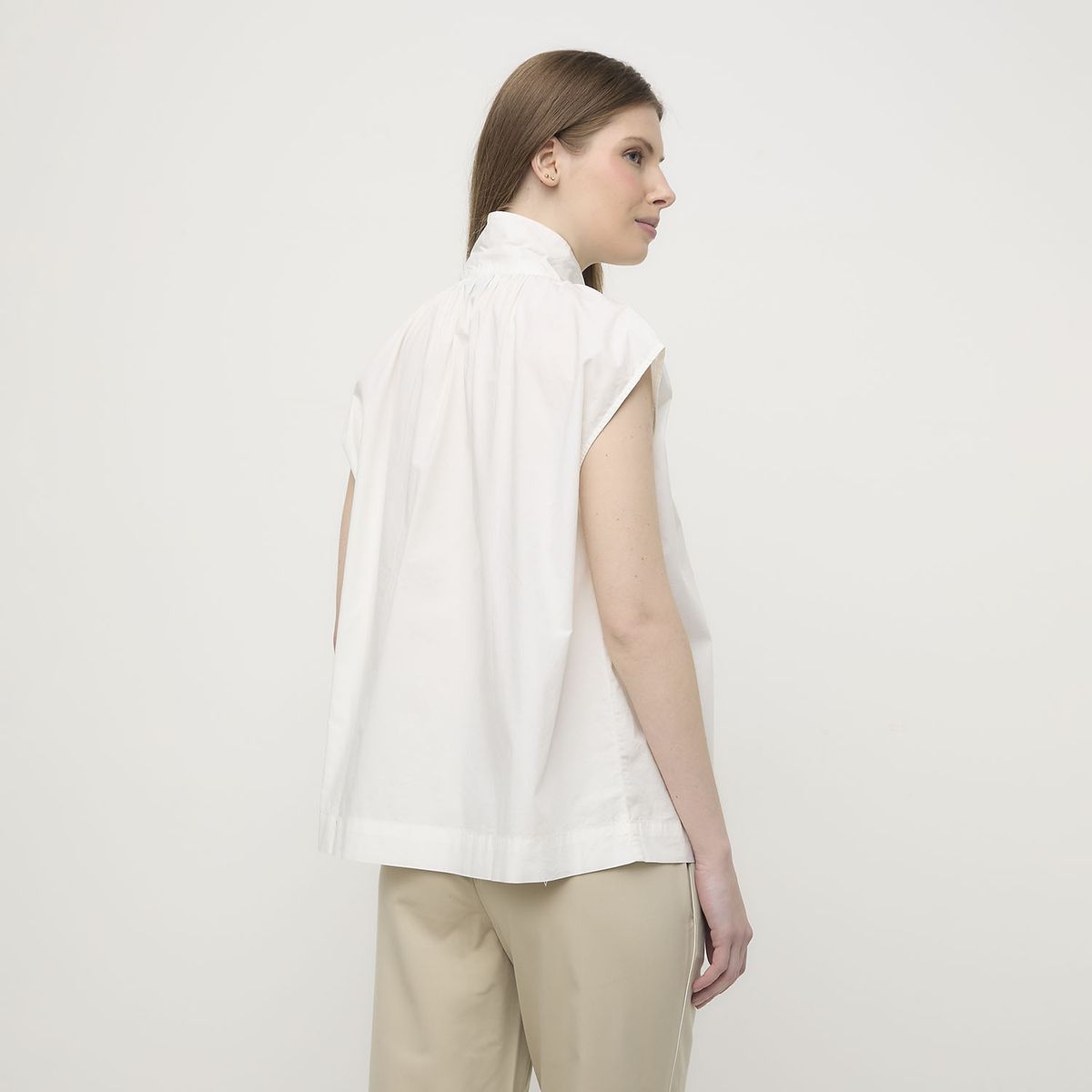 VERO MODA - Blusa con Lazo sin Mangas 100% Algodón Mujer Vero Moda