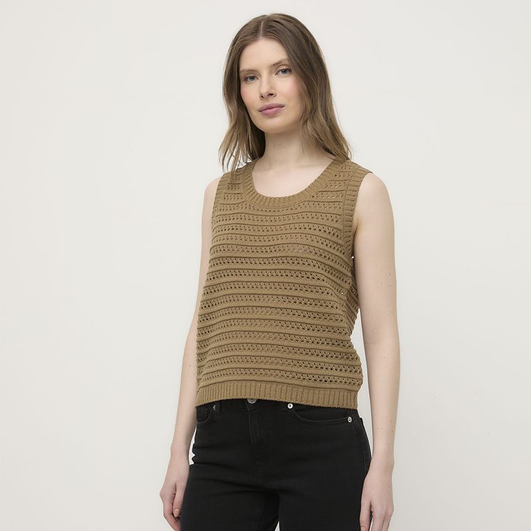 Sweater Tejido Algodón Mujer