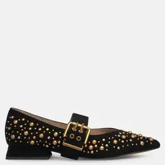 ALMA EN PENA - Ballerina Mujer Cuero Negro