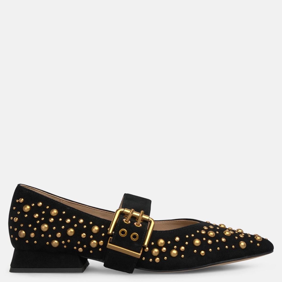 ALMA EN PENA - Ballerina Mujer Cuero Negro Alma En Pena