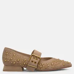 ALMA EN PENA - Ballerina Mujer Cuero Cafe