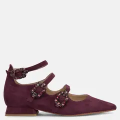 ALMA EN PENA - Ballerina Mujer Cuero Rojo