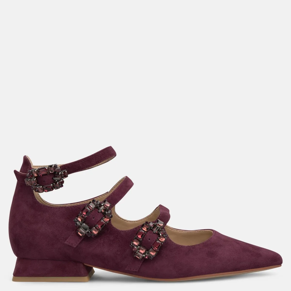 ALMA EN PENA - Ballerina Mujer Cuero Rojo Alma En Pena