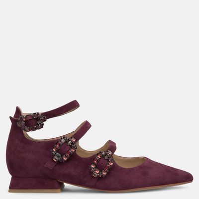 Imagen 1 del producto Ballerina Mujer Cuero Rojo