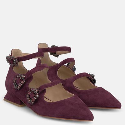 Imagen 2 del producto Ballerina Mujer Cuero Rojo