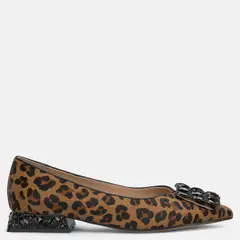 ALMA EN PENA - Ballerina Mujer Cuero Animal Print