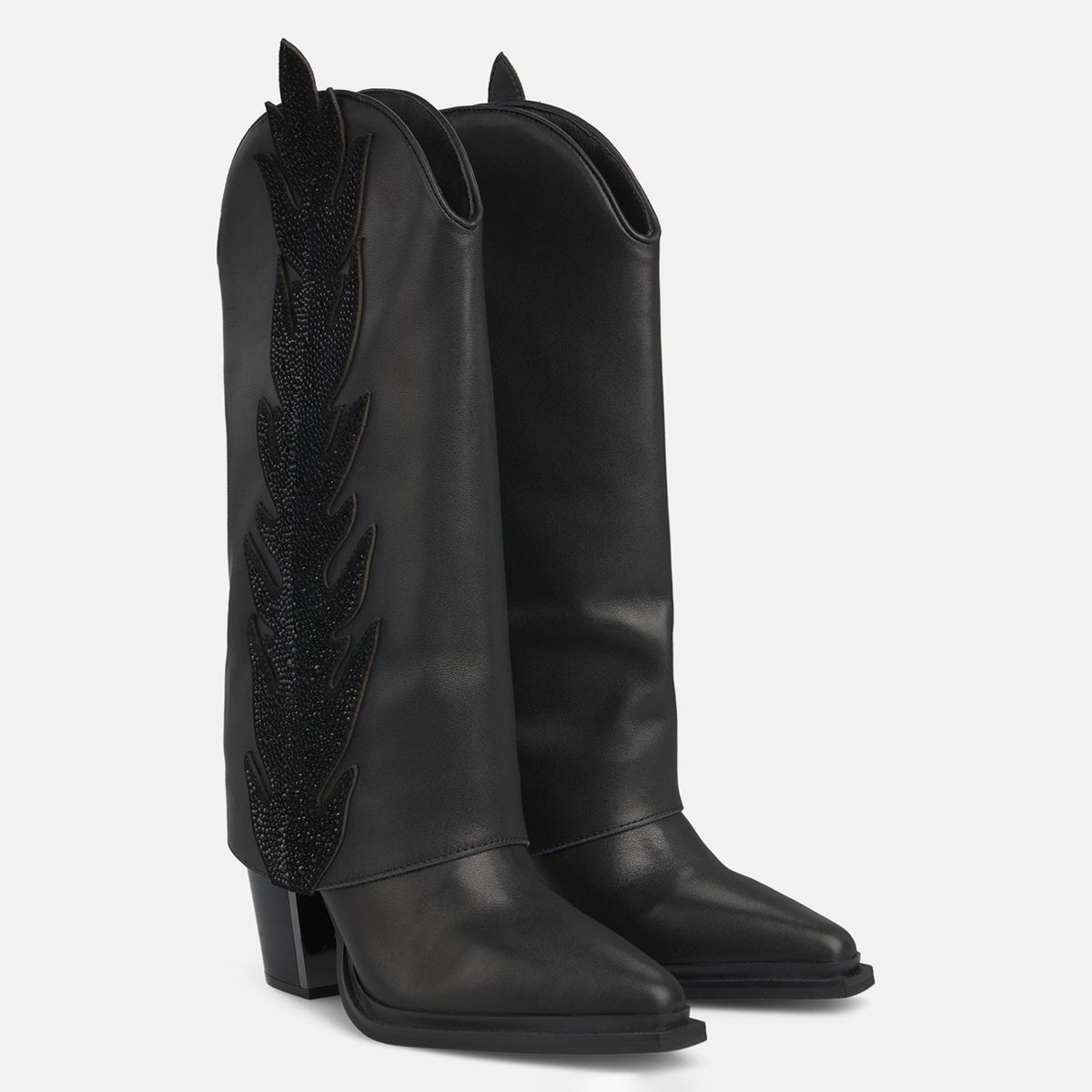 ALMA EN PENA - Bota Mujer Cuero Negro Alma En Pena