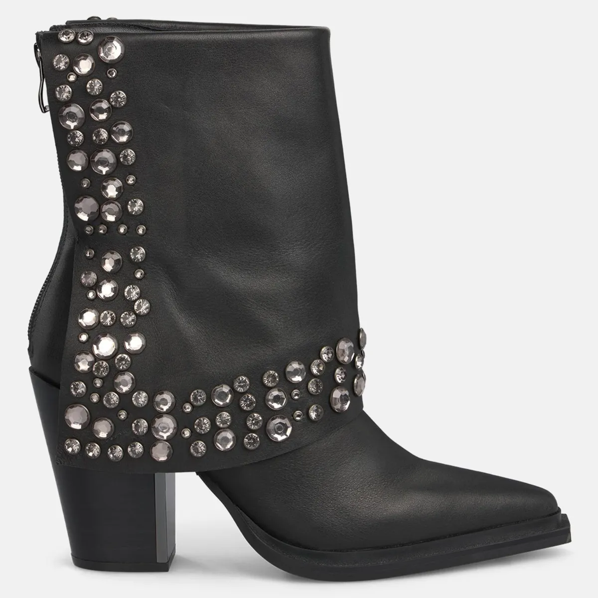 ALMA EN PENA - Botin Mujer Cuero Negro Alma En Pena