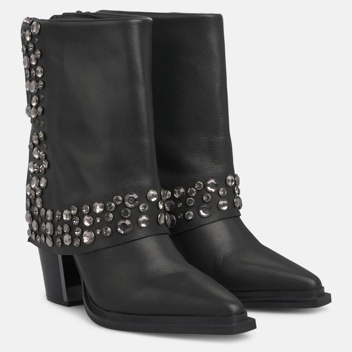 ALMA EN PENA - Botin Mujer Cuero Negro Alma En Pena