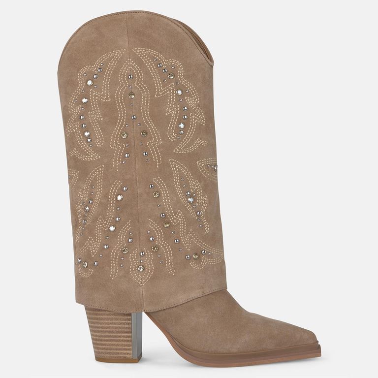 ALMA EN PENA Bota Mujer Cuero Cafe