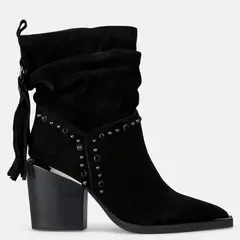 ALMA EN PENA - Botin Mujer Cuero Negro