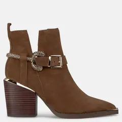 ALMA EN PENA - Botin Mujer Cuero Cafe