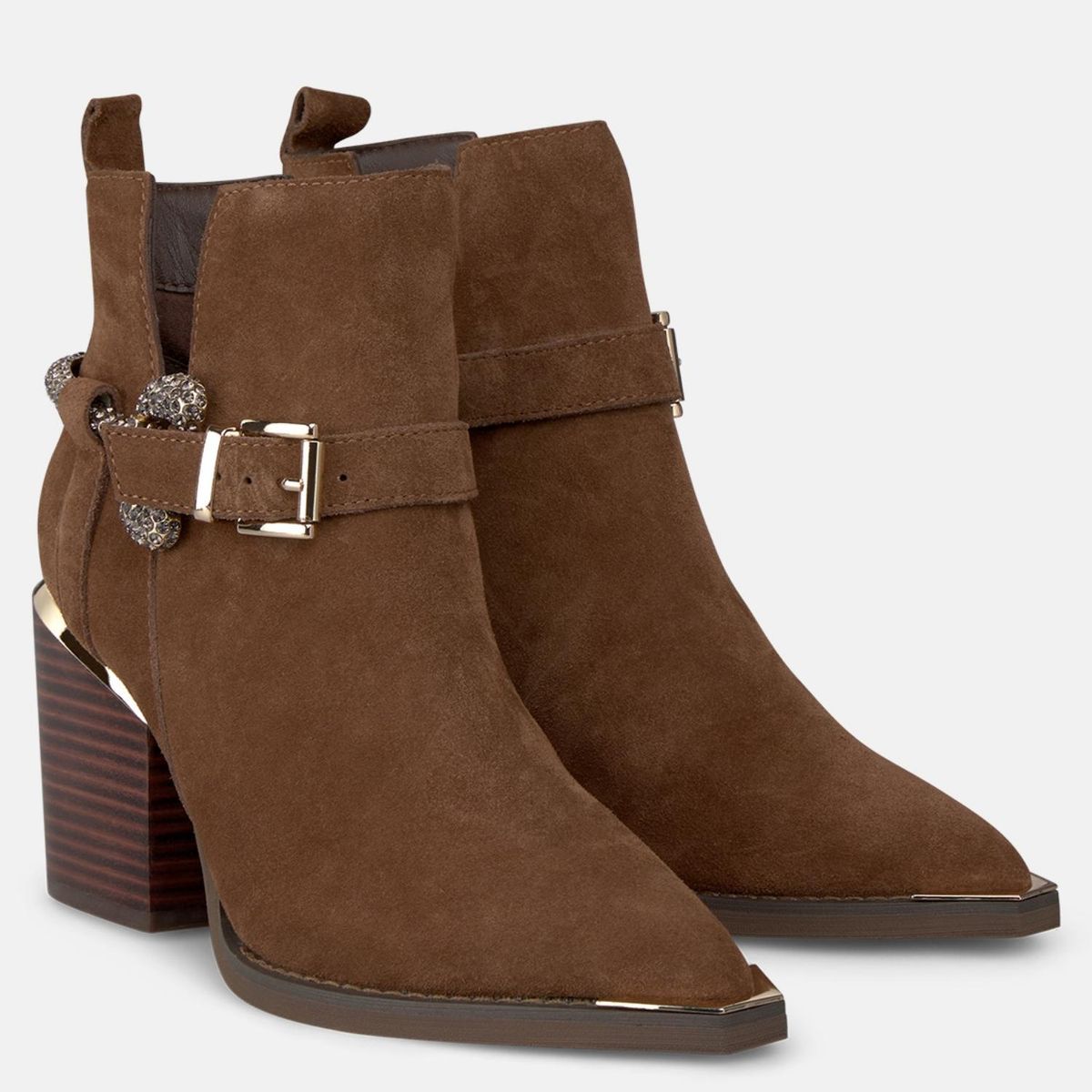 ALMA EN PENA - Botin Mujer Cuero Cafe Alma En Pena