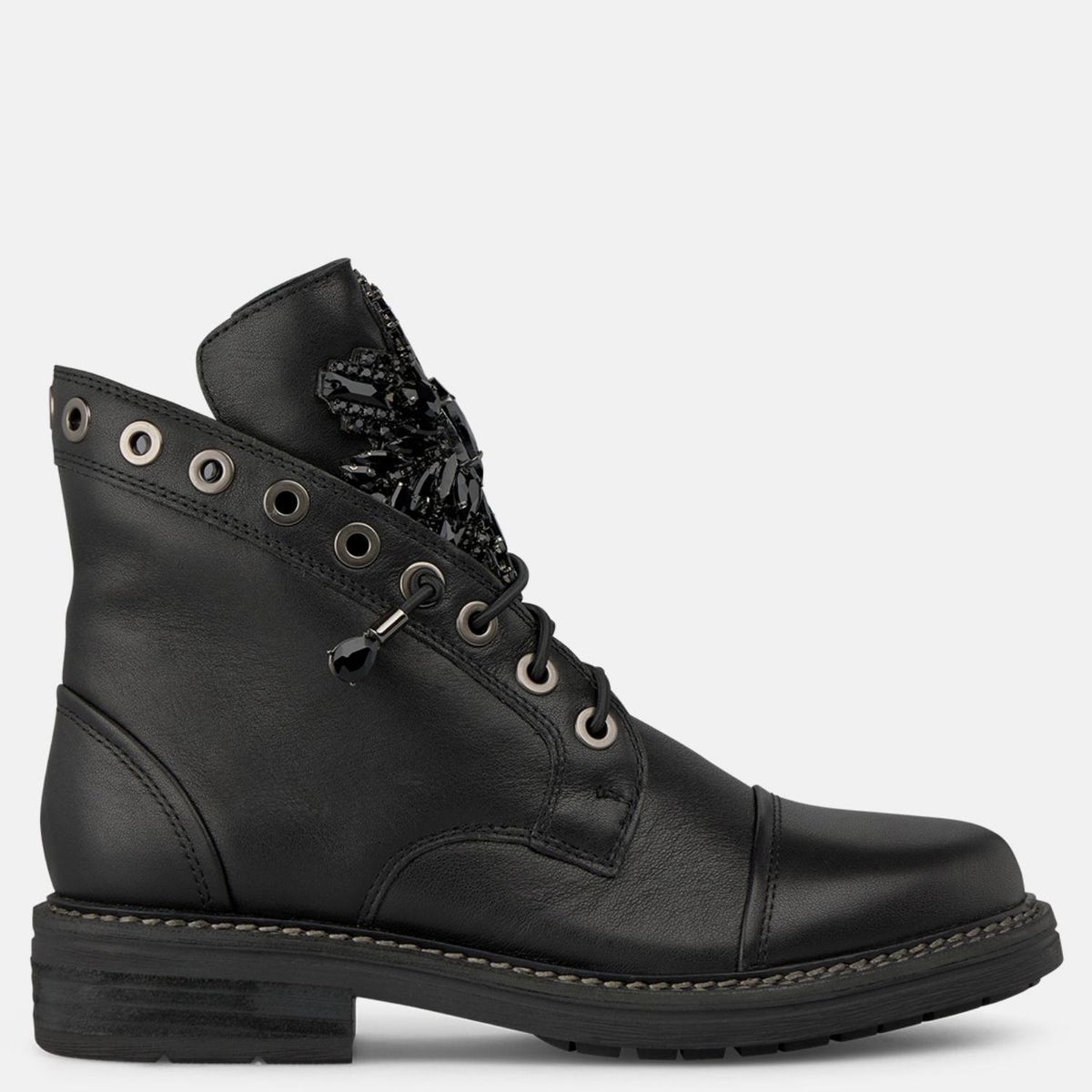 ALMA EN PENA - Botin Mujer Cuero Negro Alma En Pena