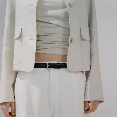 Imagen 2 del producto Cinturón Fino Efecto Piel Coco Mujer