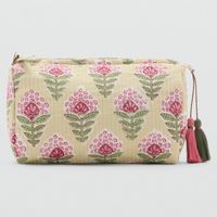 Neceser Algodón Textura Mujer