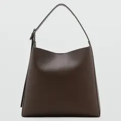 MANGO - Bolso Shopper Detalle Hebilla Mujer