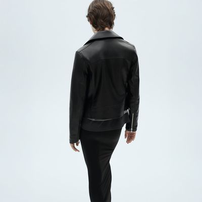 Imagen 2 del producto Chaqueta Biker Efecto Piel Mujer