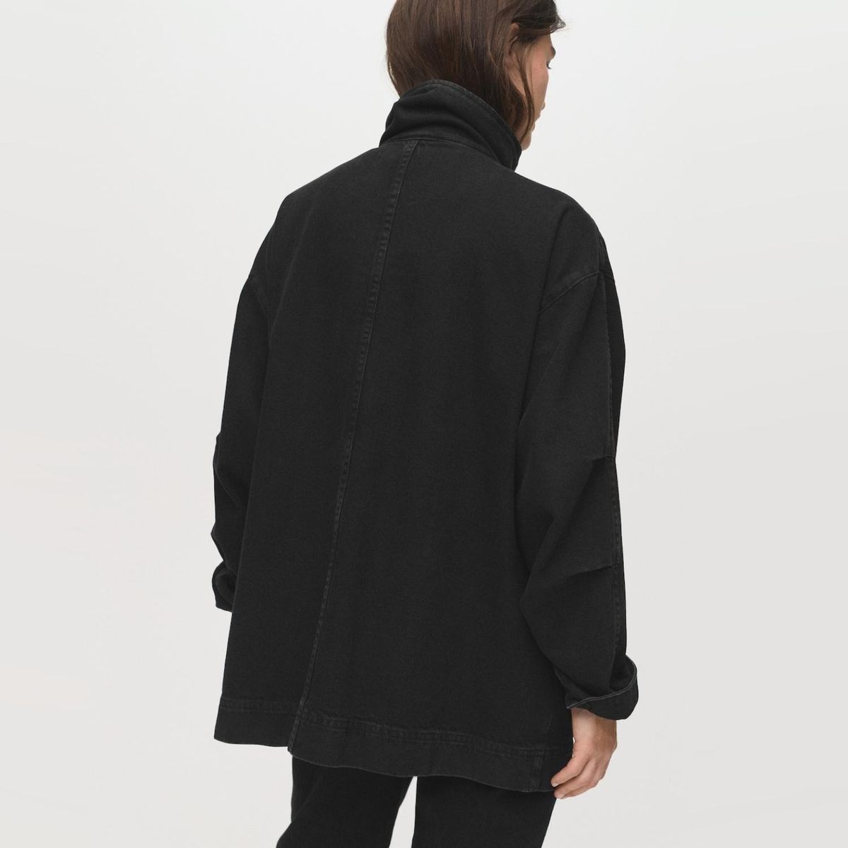 MANGO - Chaqueta Vaquera Oversize Bolsillos Mujer Mango