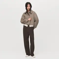 MANGO - Chaqueta Bomber Lana Mujer
