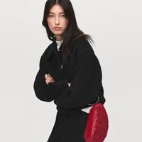 Chaqueta Bomber Lana Mujer