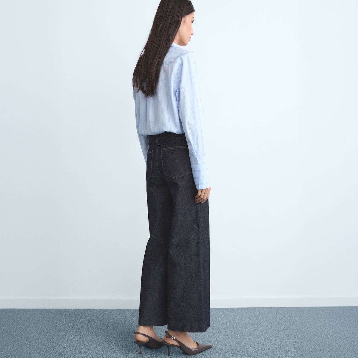 MANGO - Jeans Culotte Tiro Alto Mujer Mango