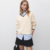 Sweater Camisa Combinado Mujer