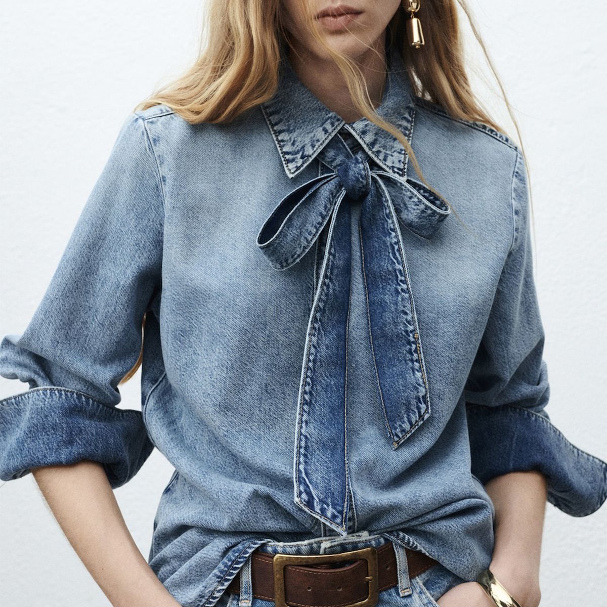 MANGO - Blusa Mujer Mango