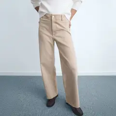 MANGO - Jeans Culotte Tiro Alto Mujer