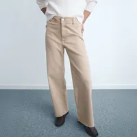 Jeans Culotte Tiro Alto Mujer