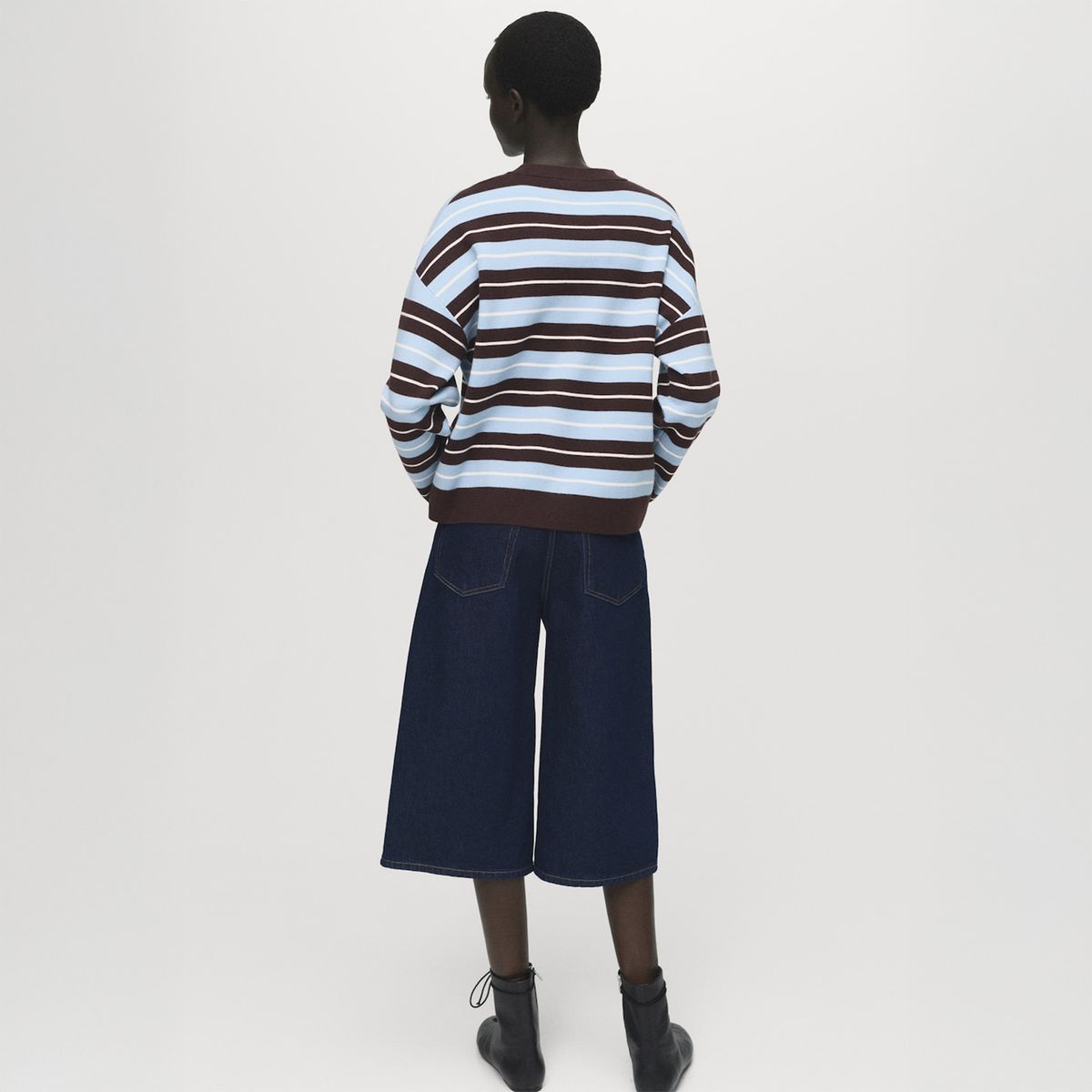 MANGO - Sweater Rayas Oversize Mujer Mango