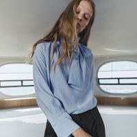 Blusa Textura Fular Mujer