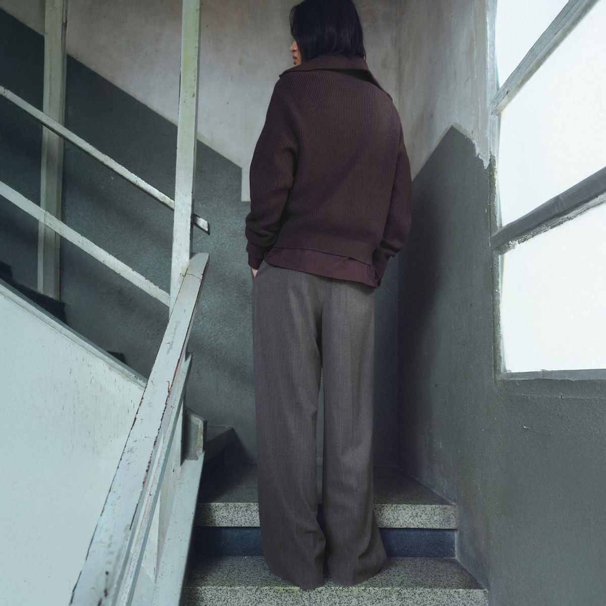 MANGO - Pantalón Wide Leg Pinzas Mujer Mango