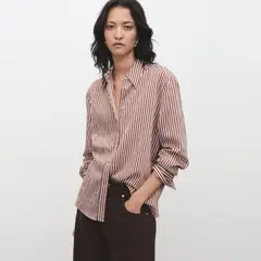 MANGO - Blusa Recta Rayas Mujer