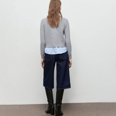 Imagen 2 del producto Chaleco Punto Combinado Mujer