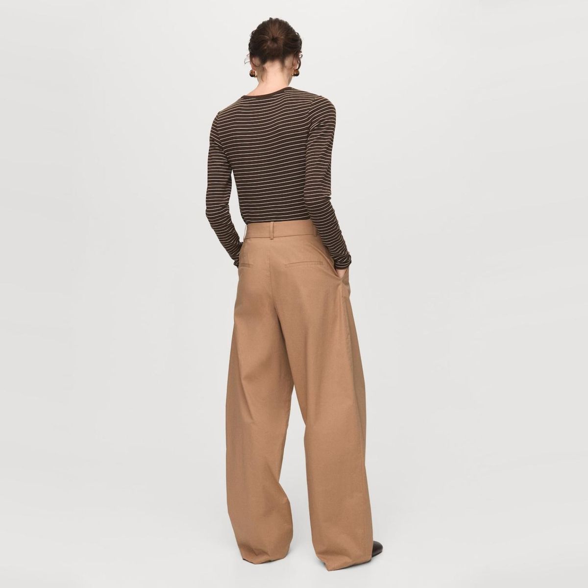 MANGO - Polera Rayas Manga Larga Mujer Mango