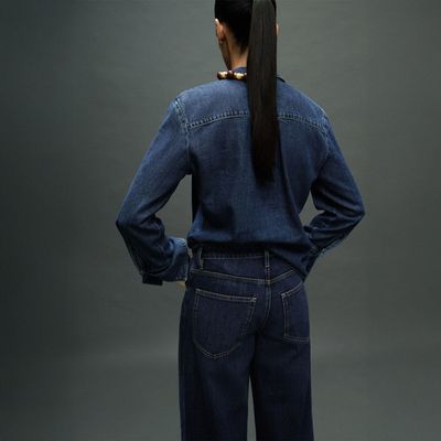 Imagen 2 del producto Blusa Vaquera Lazo Mujer