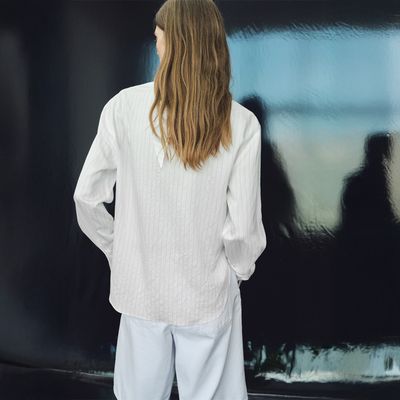 Imagen 2 del producto Blusa Rayas Pañuelo Mujer