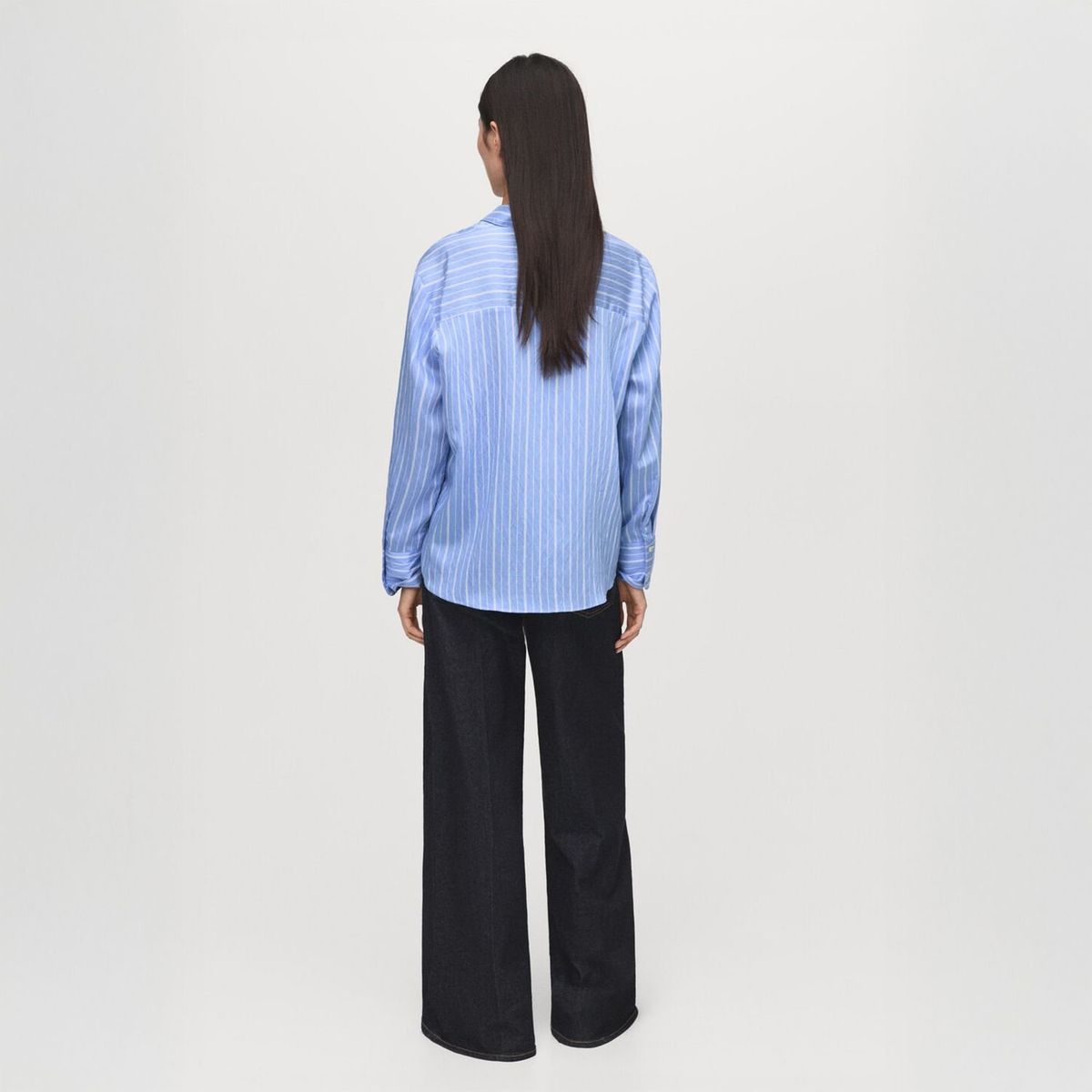 MANGO - Blusa Recta Rayas Mujer Mango