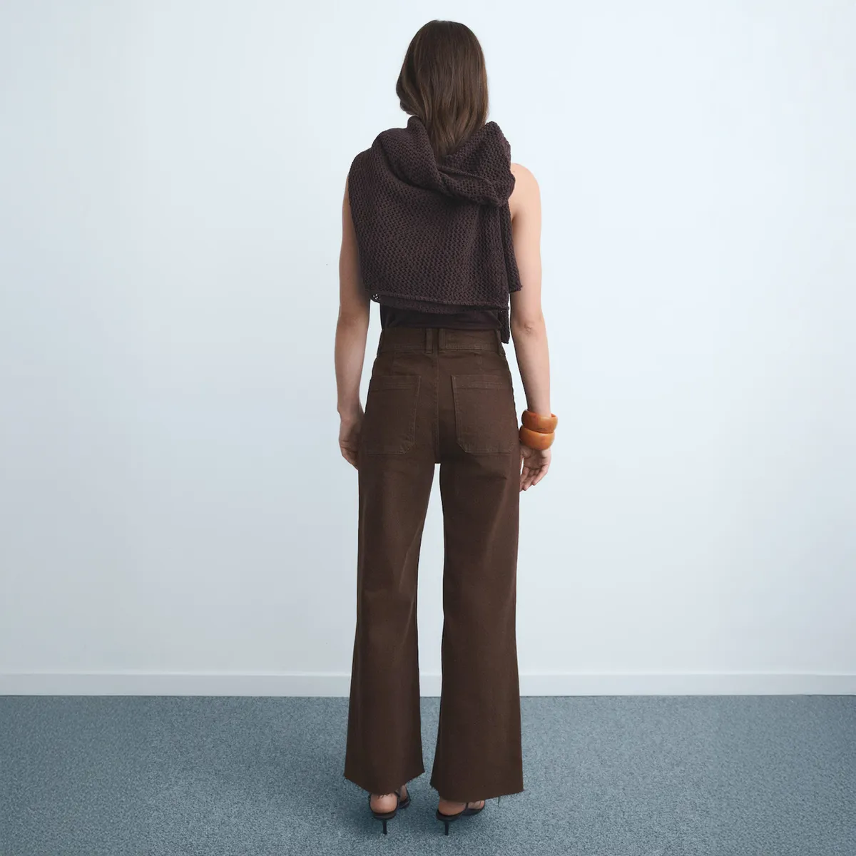 MANGO - Jeans Culotte Tiro Alto Mujer Mango