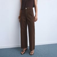 Jeans Culotte Tiro Alto Mujer