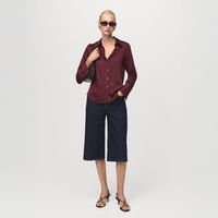 Blusa Fluida Satinada Mujer