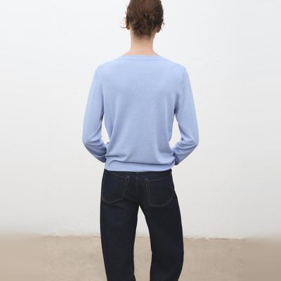 Imagen 2 del producto Sweater Punto Fino Cuello Redondo Mujer