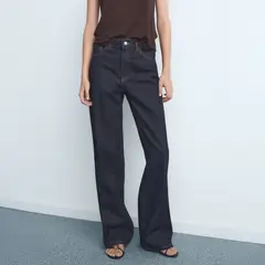 MANGO - Jeans Wide Leg Tiro Alto Mujer
