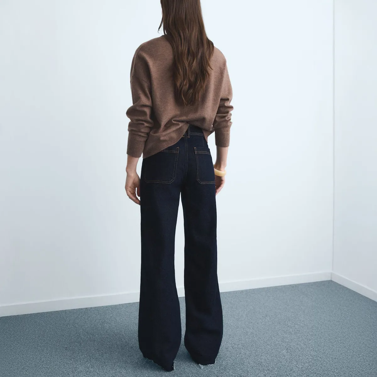 MANGO - Jeans Culotte Tiro Alto Mujer Mango